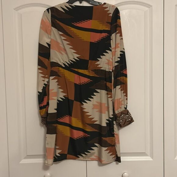 Judith March Dress With Beaded Cuffs Size Large - Picture 5 of 5